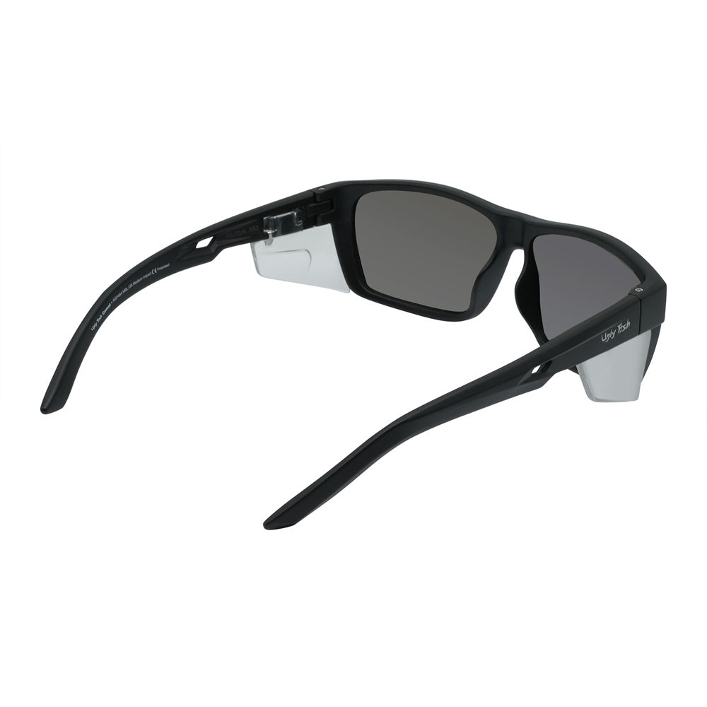 Ugly Fish Comet Safety Sunglasses with shields on a white background.