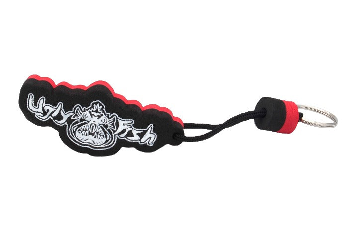 Floating Key Ring - Black / Red