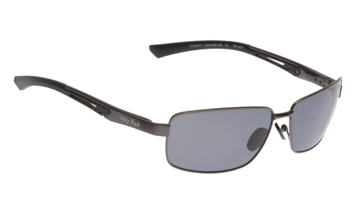 PT24377 Polarised Ugly Metal Sunglasses