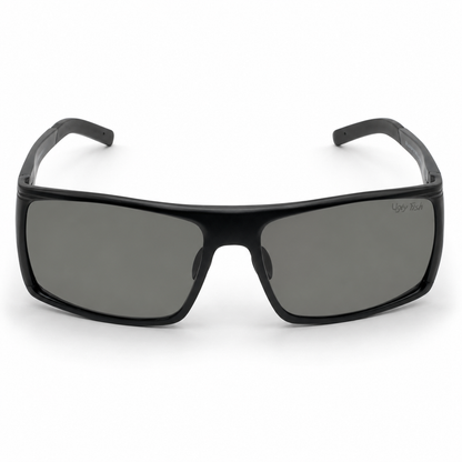 Ugly Fish Blizzard Ugly Metal Black sunglasses with dark lenses on a white background