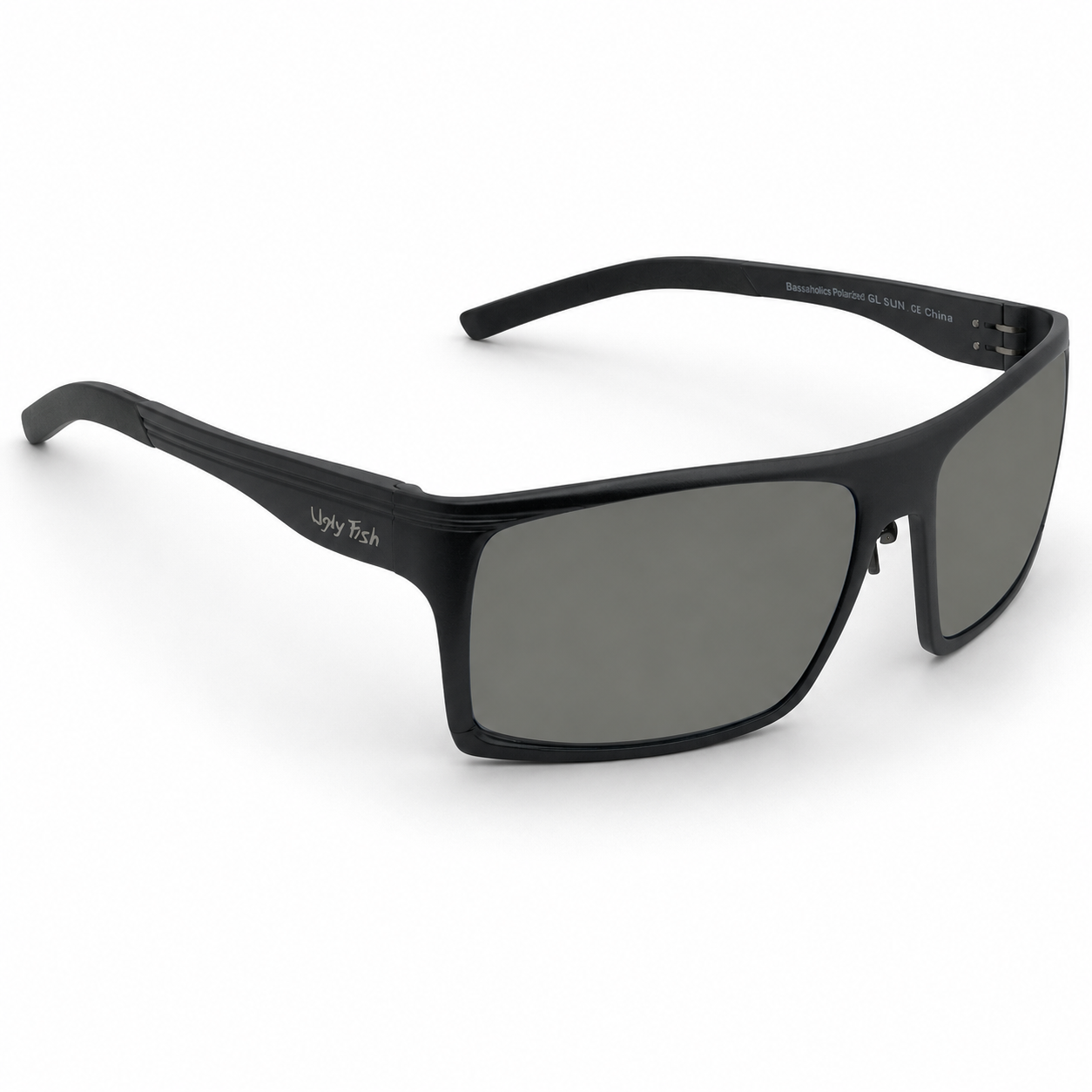 Ugly Fish Blizzard Ugly Metal black sunglasses with dark lenses on a white background