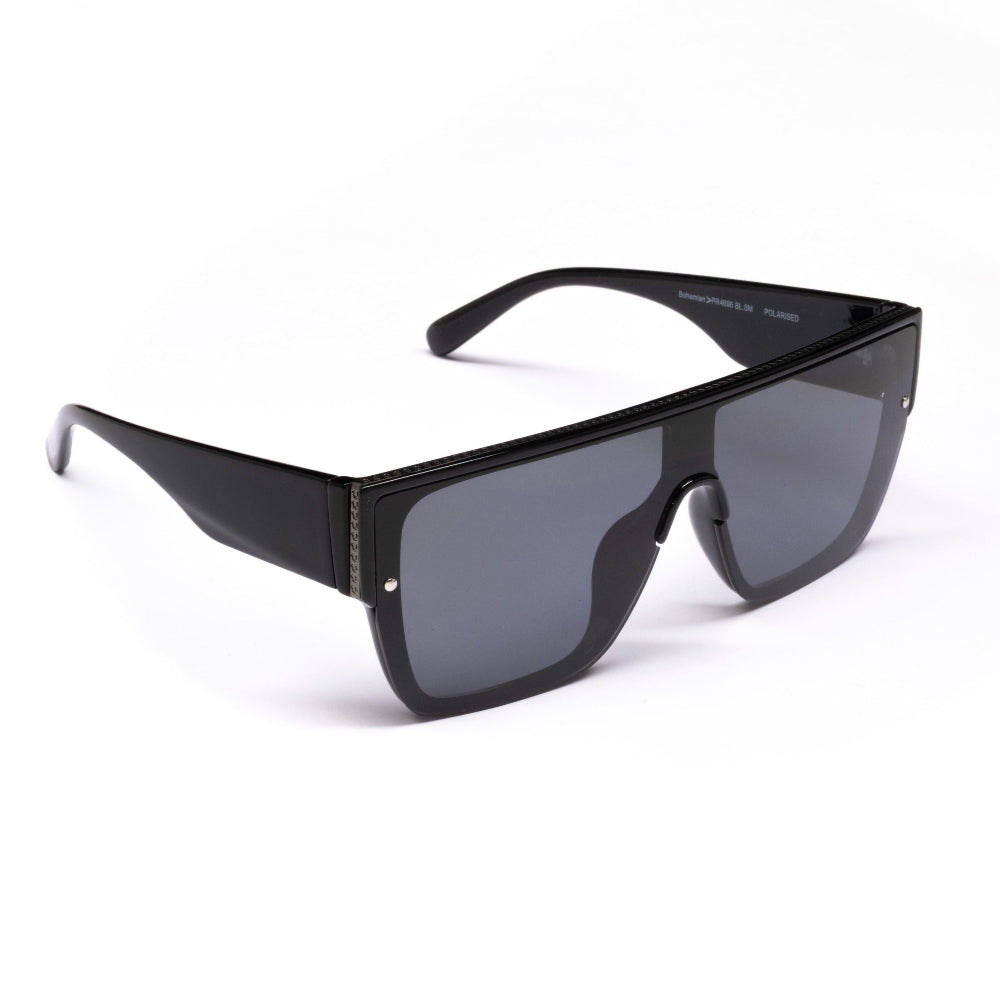 Bohemian Retro black sunglasses with a white background