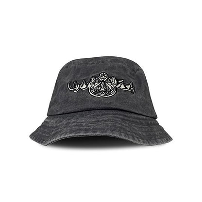 Bucket Hat Grey / Black Logo