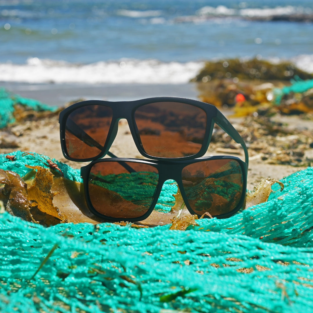 PFN640 Recycled Fishing Net Polarised Sunglasses