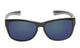 Shiny Black Frame/Blue Mirror Lens