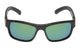 Shiny Black Frame/Green Mirror Lens