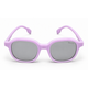 Purple Frame/Silver Lens
