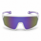 White Frame /Purple Mirror Lens