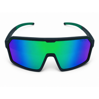 Grey Frame/Green Mirror Lens