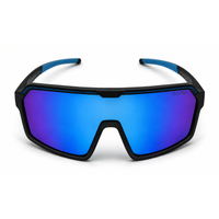 Matt Black Frame/Blue Mirror Lens