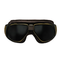 Brass Frame / Smoke + Clear Lenses