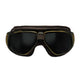 Brass Frame / Smoke + Clear Lenses
