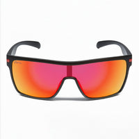 Matt Black Frame/Red Revo Lens