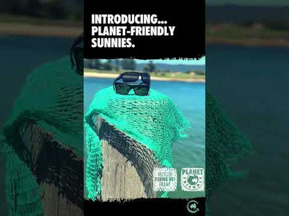 PFN130 Recycled Fishing Net Wrap Polarised Sunglasses