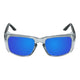 Crystal Smoke Frame/Blue Mirror Lens