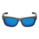 Crystal Smoke Frame/ Blue Mirror Lens