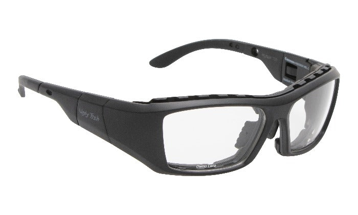 Cannon Prescription Safety Glasses RS3303X - Matt Black Frame/Clear Lens