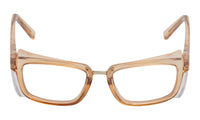 Champagne Frame/Clear Lens