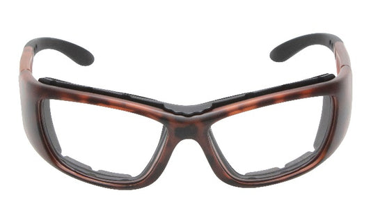 Warhead Prescription Safety Glasses RS6606X - Brown Frames/Clear Lens