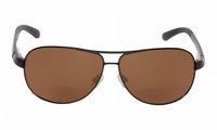 Matt Black Frame/Brown Lens +1.50 Bifocal