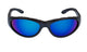 Matt Black Frame/Blue Revo Lens
