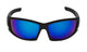 Matt Black Frame/Blue Revo Lens